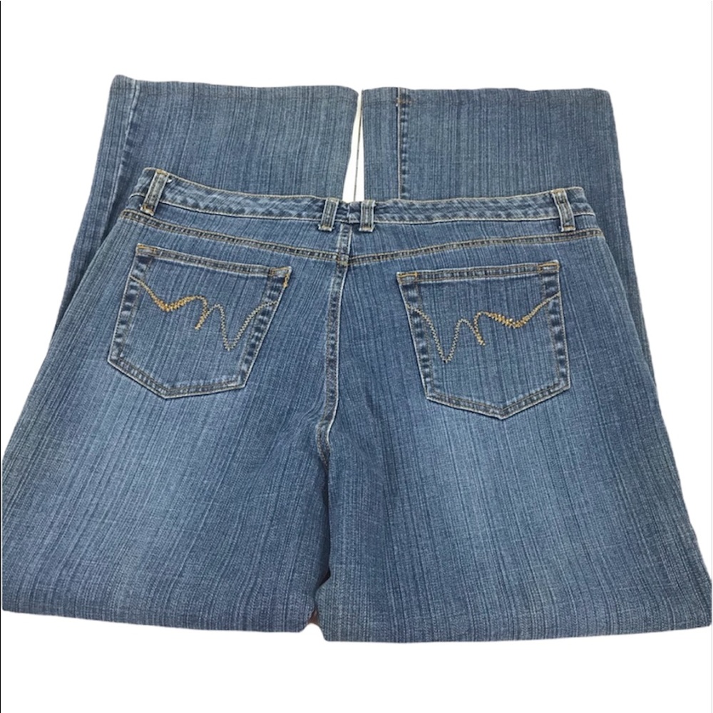 Gloria Vanderbilt High Rise Straight Leg Jeans, Blue, 16 - Picture 4 of 7